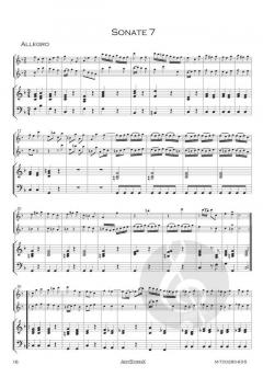 16 Sonaten - Band 2 von Giuseppe Sammartini 
