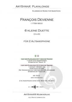 6 kleine Duette von François Devienne 