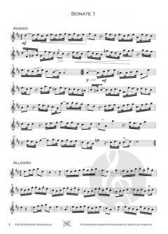12 Sonaten op. 2 - Band 1 (Sonaten 1-3) von Benedetto Marcello 