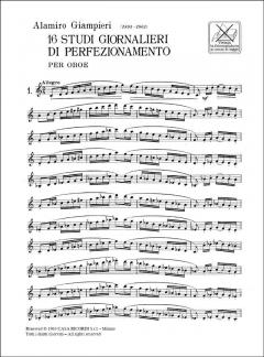 16 Studi Giornalieri di Perfezionamento von Alamiro Giampieri 