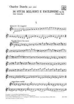 36 Studi Melodici e Facsilissimi Op. 84 von Charles Jean-Baptiste Dancla 