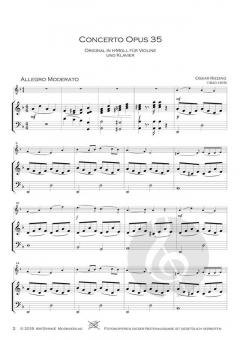Concerto in e-Moll op. 35 von Oskar Rieding 