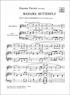 Un Bel Di Vedremo From Madama Butterfly Soprano Piano Italian von Giacomo Puccini 
