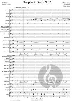 Symphonic Dance No. 2 von Edvard Grieg (Download) 