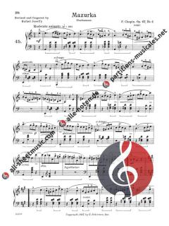 Mazurkas For Piano von Frédéric Chopin 