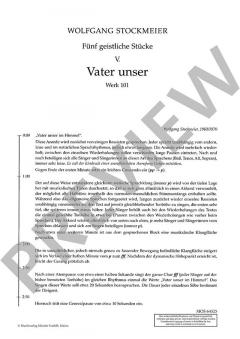 Fünf Geistliche Stücke Nr. 5 von Wolfgang Stockmeier 