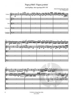Fuge g-Moll BWV 578 von Johann Sebastian Bach 