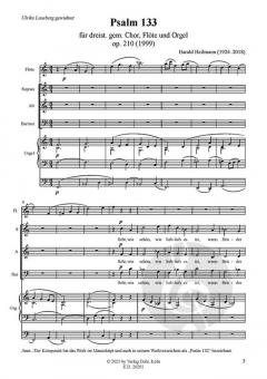 Psalm 133 op. 210 von Harald Heilmann 