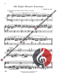 160 Eight-Measure Exercises Op. 821 von Carl Czerny 