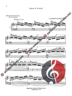 School Of Velocity Op.299 Book 1 Piano von Carl Czerny 