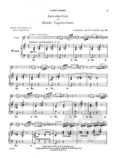 Introduction And Rondo Capriccioso Op. 28 Violin & Piano von Camille Saint-Saëns im Alle Noten Shop kaufen