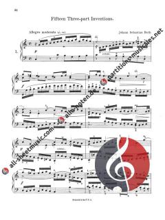 Two And Three Part Inventions von Johann Sebastian Bach 