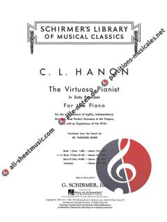 Hanon Virtuoso Pianist Book 2 Piano 60 Exercises 21-40 