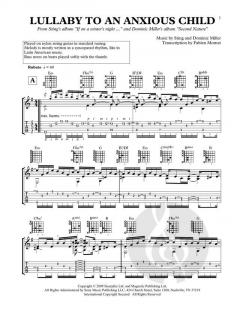 Lullaby To An Anxious Child von Dominic Miller (Download) 