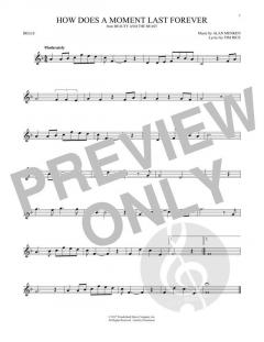 How Does A Moment Last Forever von Alan Menken (Download) 
