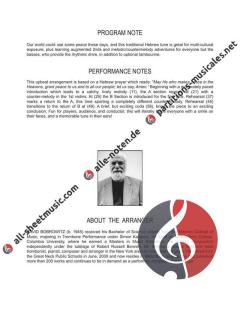 A Prayer for Peace: Hebrew Folk Songs 