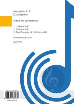 Menuett Nr. 2 von Ludwig van Beethoven 