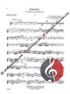 Concerto For Clarinet K622 von Wolfgang Amadeus Mozart 