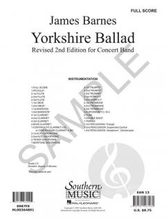Yorkshire Ballad von James Barnes 