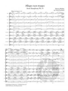Allegro non troppo from Symphony No. 4 von Johannes Brahms 