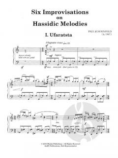 6 Improvisations on Hassidic Melodies von Paul Schoenfeld 