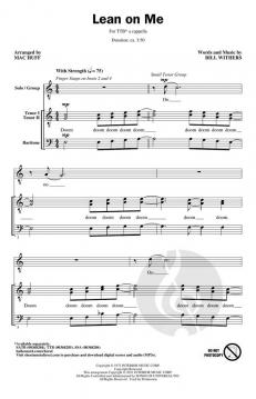 Lean On Me von Bill Withers (Download) 