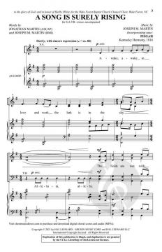 A Song Is Surely Rising von Joseph M. Martin (Download) 