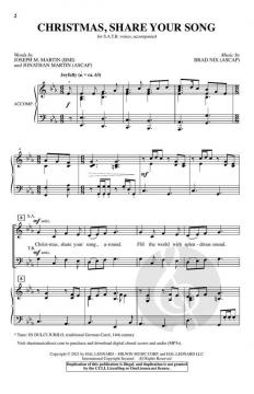 Christmas, Share Your Song von Brad Nix (Download) 