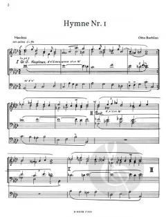 6 Hymnen für Orgel von Otto Barblan im Alle Noten Shop kaufen