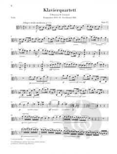 Klavierquartett Nr. 1 in c-moll op. 15 von Gabriel Fauré 
