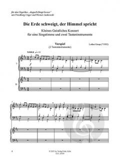 Die Erde schweigt, der Himmel spricht von Lothar Graap 