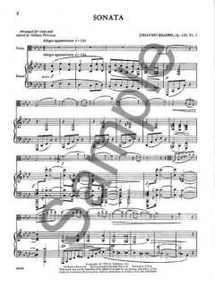 Sonata F no. 1 op. 120 von Johannes Brahms 