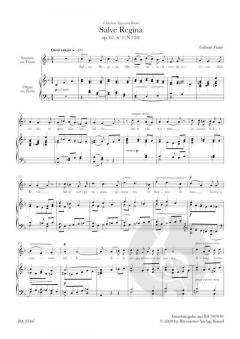 Salve Regina op. 67/1 N 128 von Gabriel Fauré 