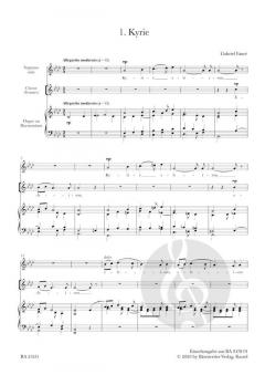 Messe basse N 163 von Gabriel Fauré 