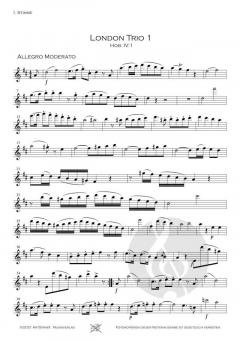 Londoner Trios 1-4 von Joseph Haydn 