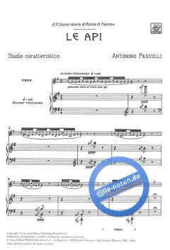 Le Api For Oboe And Piano von Antonio Pasculli im Alle Noten Shop kaufen