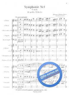 Symphony No. 1 in C minor Op. 68 von Johannes Brahms 