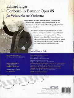 Concerto For Cello And Orchestra In E Minor Op.85 von Edward Elgar im Alle Noten Shop kaufen