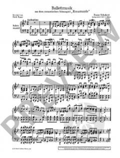 Ballettmusik D-Dur op. 26 von Franz Schubert 