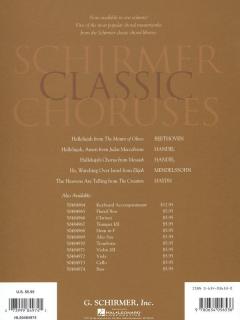 Schirmer Classic Choruses Bass (Stan Pethel) 