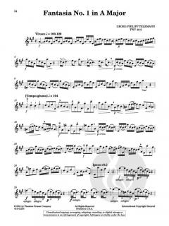 12 Fantasias von Georg Philipp Telemann 