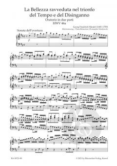 La Bellezza ravveduta nel trionfo del Tempo e del Disinganno HWV 46a von Georg Friedrich Händel 