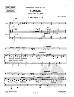 Sonate von Francis Poulenc 