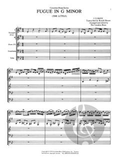 Fugue in G minor von Canadian Brass Quintet (Download) 