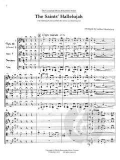 The Saints' Hallelujah von Canadian Brass Quintet (Download) 