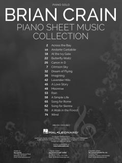 Brian Crain Piano Sheet Music Collection 