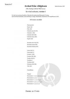 Avsked Från Vildgässen Version 1 von Britta Byström 