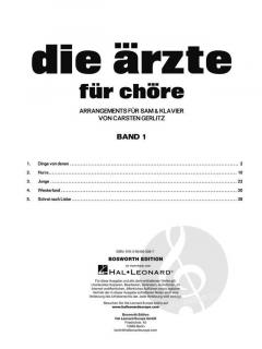 die ärzte für chöre 1 von Die Ärzte 
