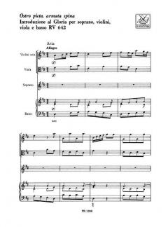 Ostro Picta Armata Spina Introduzione Al Gloria RV642 (Antonio Vivaldi) 