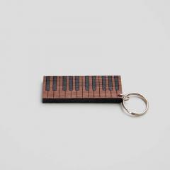 Schlüsselanhänger Piano Walnuss/Wenge massiv 